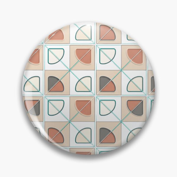Item preview, "Mid-Century Modern Tile Revival: Geometric Seamless Pattern" designed and sold by MonaRose_Art.