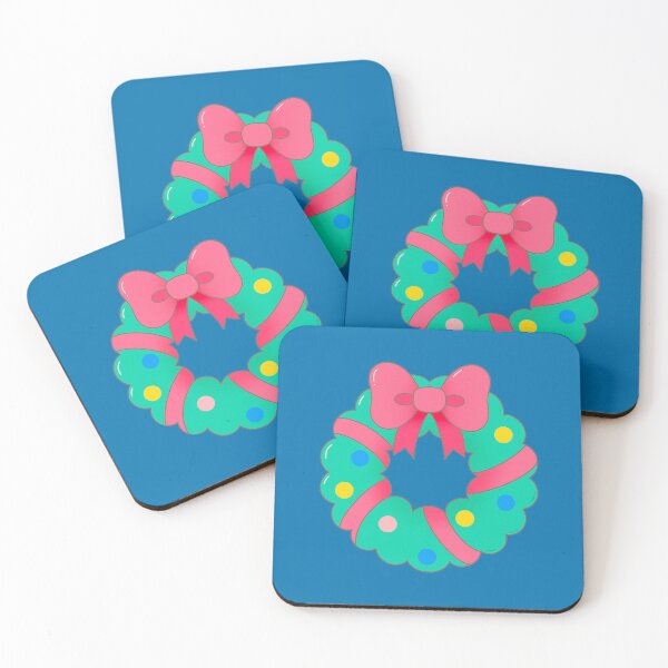 Item preview, Cute Wreath of mistletoe Colorful Christmas elements designed and sold by nuchz.