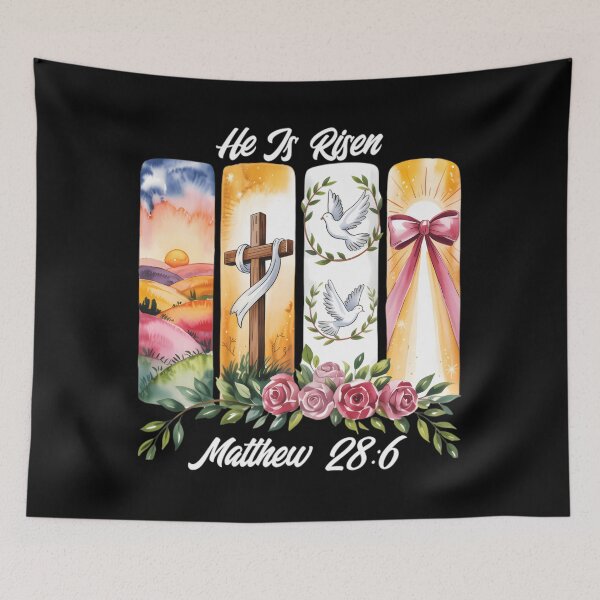 Item preview, being in Easter, Christ, his the commemorating from after during resurrection commonly Christianity crucified. used dead the to It celebrate is of especially Jesus resurrection designed and sold by JUSchallerArt.