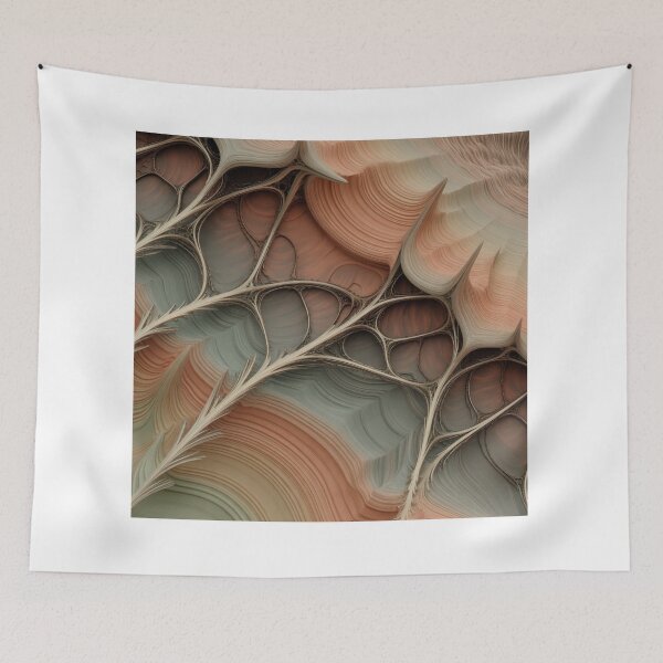 Item preview, Fractal Organic Earth Veil in Layered Strata designed and sold by Bilikaru.