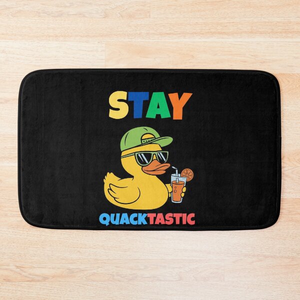Item preview, Stay Quacktastic - Cool Retro Funny Duck with Sunglasses and Juice designed and sold by SaadArtCo.