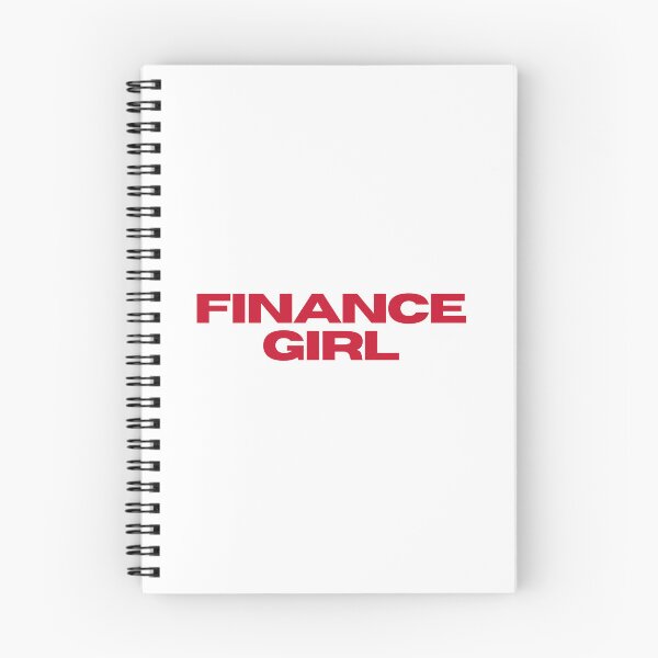 Item preview, RED FINANCE GIRL BUSINESS STICKER designed and sold by ha11e11.