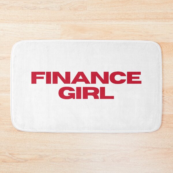 Item preview, RED FINANCE GIRL BUSINESS STICKER designed and sold by ha11e11.