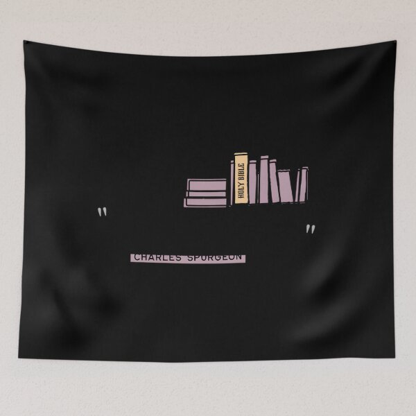 Item preview, Live in the Bible — Spurgeon Quote designed and sold by RobertSlaught.