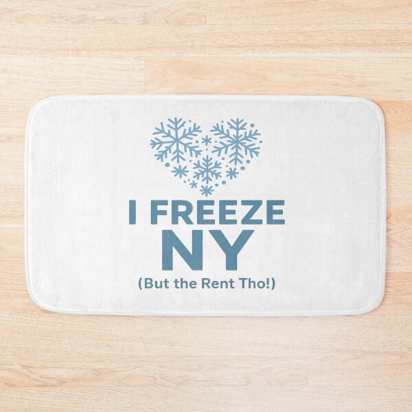 Item preview, I Freeze NY – A Cool Take on New York Winter Holidays designed and sold by Globalcitytees.