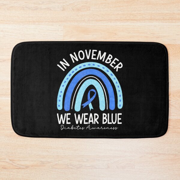 Item preview, Month November Style Vintage Quote Blue Support Bow designed and sold by Williammarger.