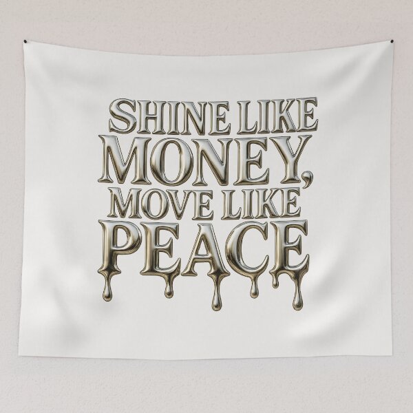 Item preview, Shine Like Money Move Like Peace designed and sold by Savannarojas.