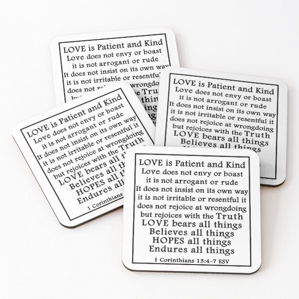 Item preview, love is kind  designed and sold by OCD_JESSICA.