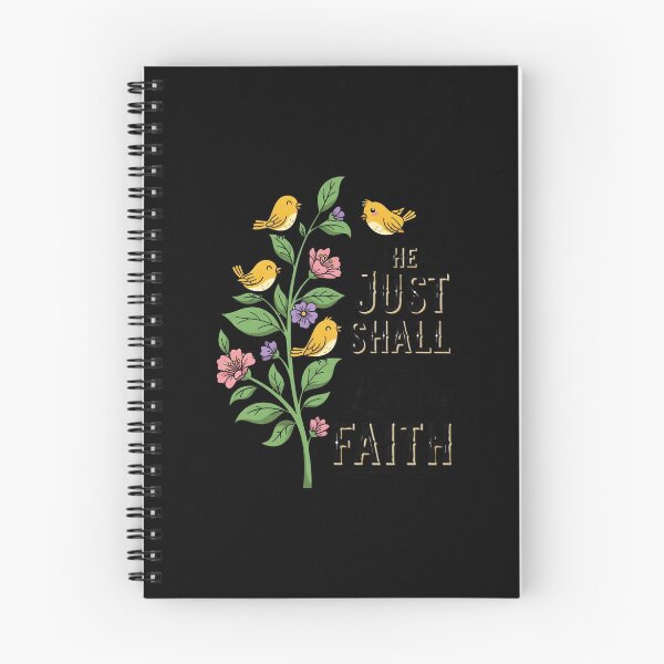 Item preview, The Just Shall Live by Faith — Floral Birds designed and sold by RobertSlaught.