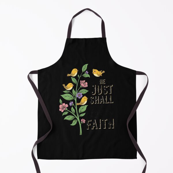 Item preview, The Just Shall Live by Faith — Floral Birds designed and sold by RobertSlaught.