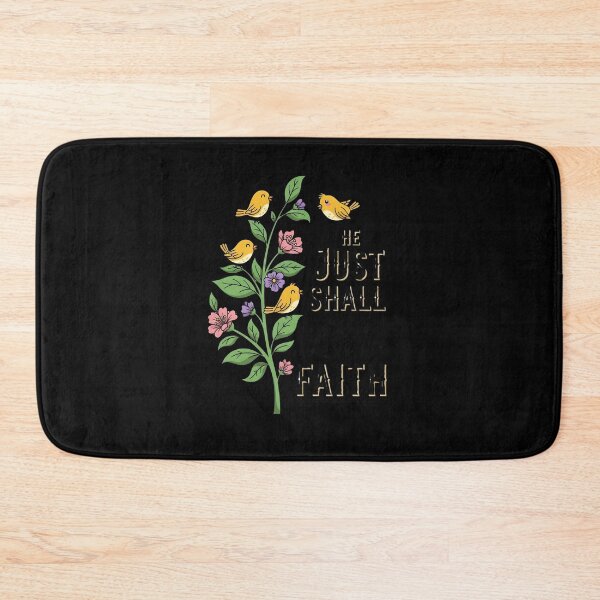 Item preview, The Just Shall Live by Faith — Floral Birds designed and sold by RobertSlaught.