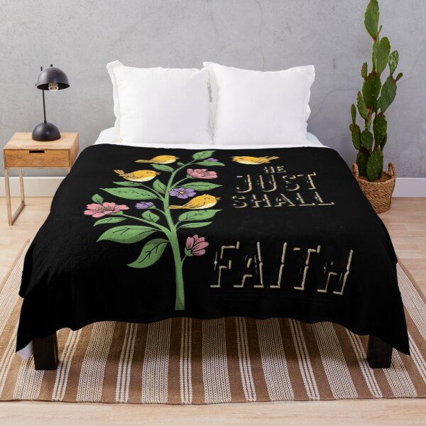 Item preview, The Just Shall Live by Faith — Floral Birds designed and sold by RobertSlaught.