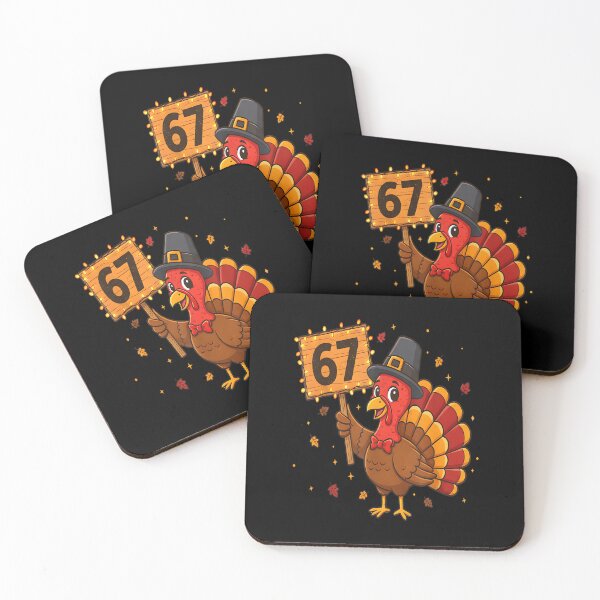 Item preview, 67 Funny Thanksgiving Turkey Meme Six Seven 6 7 Gift designed and sold by ShanikaTutson.