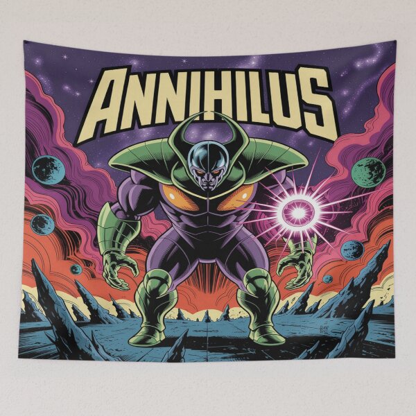 Item preview, Annihilus Rampage: Negative Zone Bug Lord Fan Art Print designed and sold by Midnight Veil Designs.