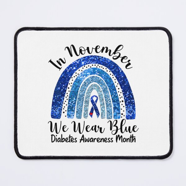 Item preview, Vintage November Support Style Quote Bow Blue Month designed and sold by Williammarger.