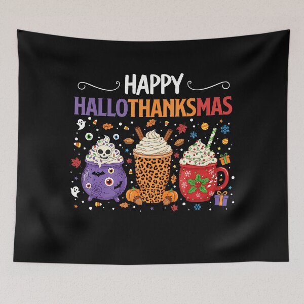 Item preview, Christmas Tree Vintage Hallothanksmas 2025 Merry Happy designed and sold by JamieFmorriSS.