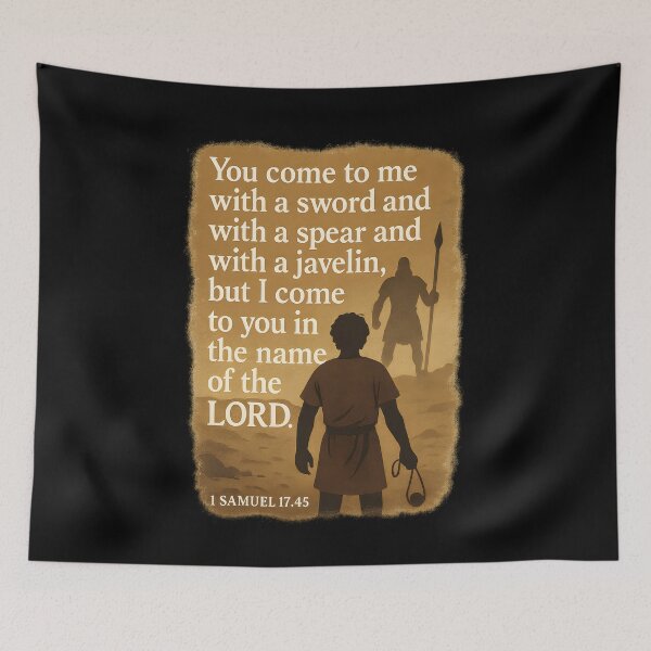 Item preview, I Come in the Name of the Lord — 1 Samuel 17:45 designed and sold by RobertSlaught.