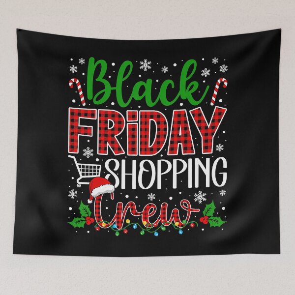 Item preview, Black Sale Holiday Christmas 2025 Shopping Friday Happy Funny designed and sold by Kraigsarina.
