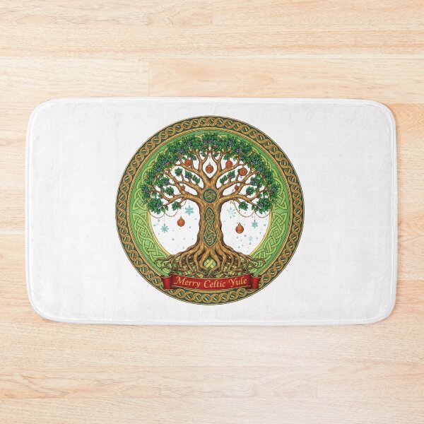 Item preview, Merry Celtic Yule – Tree of Life Winter Solstice Design designed and sold by CelticSoulShop.