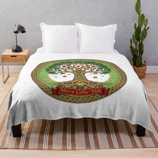 Item preview, Merry Celtic Yule – Tree of Life Winter Solstice Design designed and sold by CelticSoulShop.