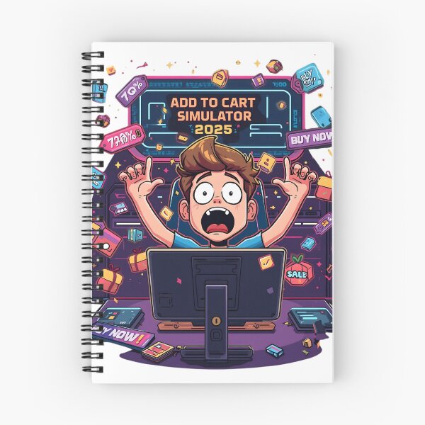 Item preview, Añadir al carrito Simulator 2025 – Divertido diseño para jugadores del Black Friday designed and sold by ShirtHatch.