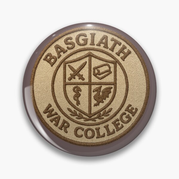Item preview, Basgiath War College Embroidered Patch | Fourth Wing Inspired Design designed and sold by biblio_phile.