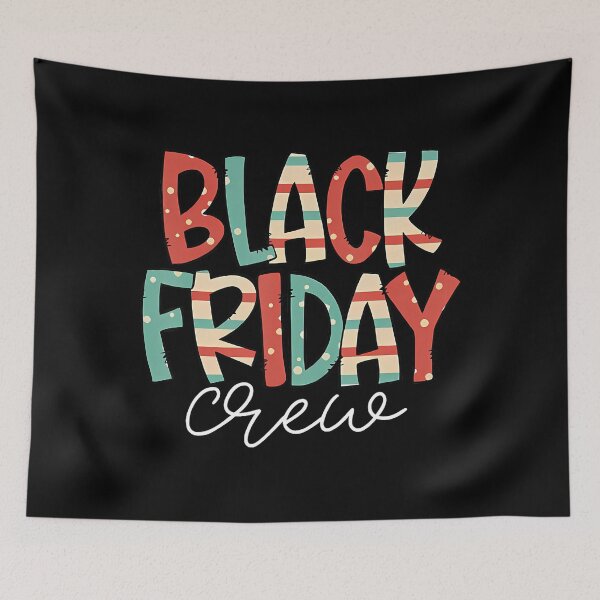 Item preview, Happy Sale Shopping Friday Christmas 2025 Funny Holiday Black designed and sold by Kraigsarina.