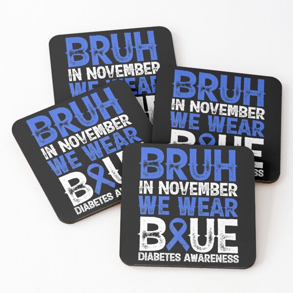 Item preview, Blue Vintage Quote Support Style Month November Bow designed and sold by Williammarger.