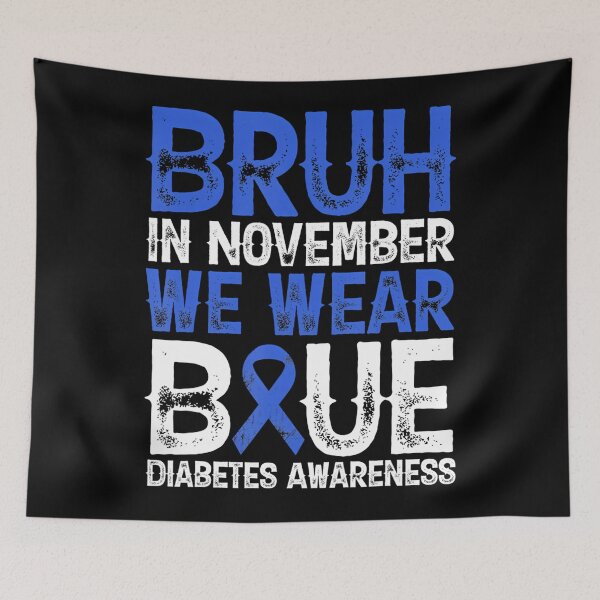 Item preview, Blue Vintage Quote Support Style Month November Bow designed and sold by Williammarger.