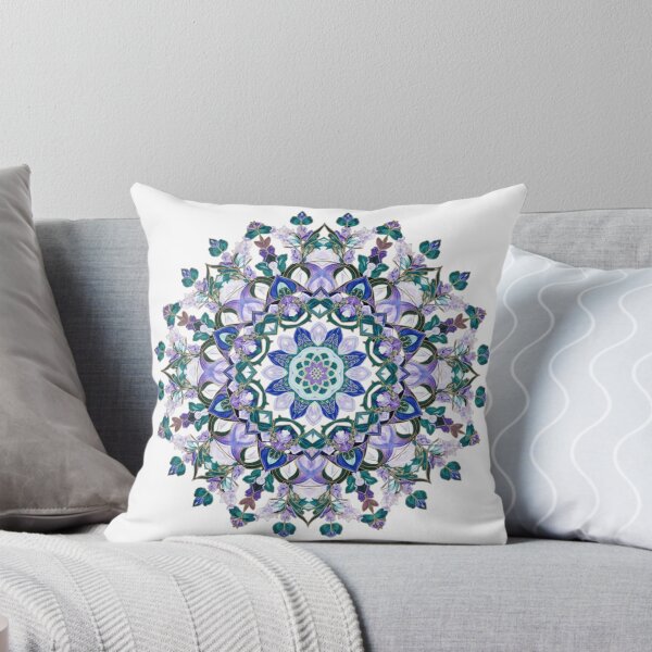 Item preview, Enchanted Floral Mandala: Deep Jewel-Toned Botanical Harmony designed and sold by MonaRose_Art.