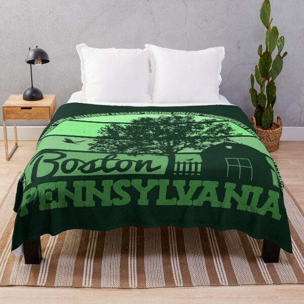 Item preview, Boston Pennsylvania Sunset Retro Vintage Local Pride Logo designed and sold by CRHPOD20.
