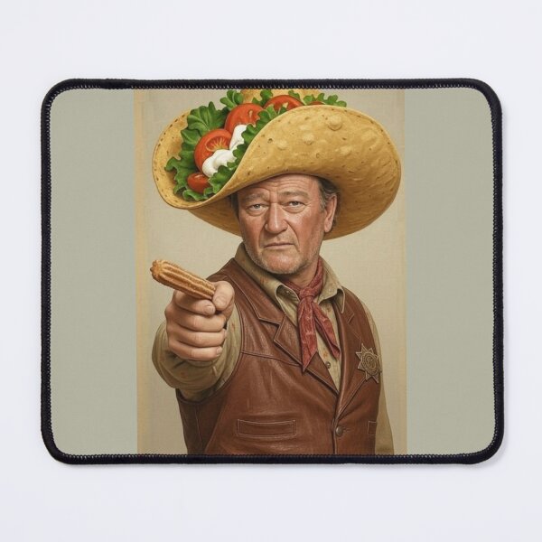 Item preview, Taco Sheriff - Western Legend Meets Mexican Flavor designed and sold by SammyMorry.