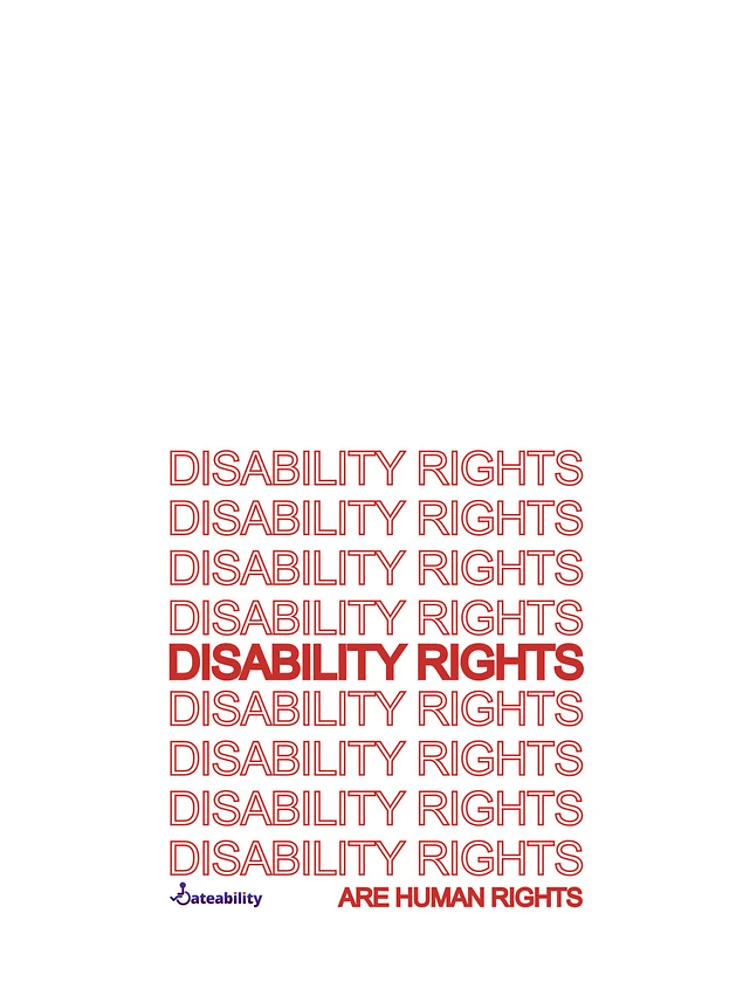 Thumbnail 4 of 4, iPhone Case, Disability Rights! designed and sold by Dateability.