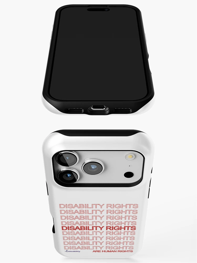 Thumbnail 3 of 4, iPhone Case, Disability Rights! designed and sold by Dateability.