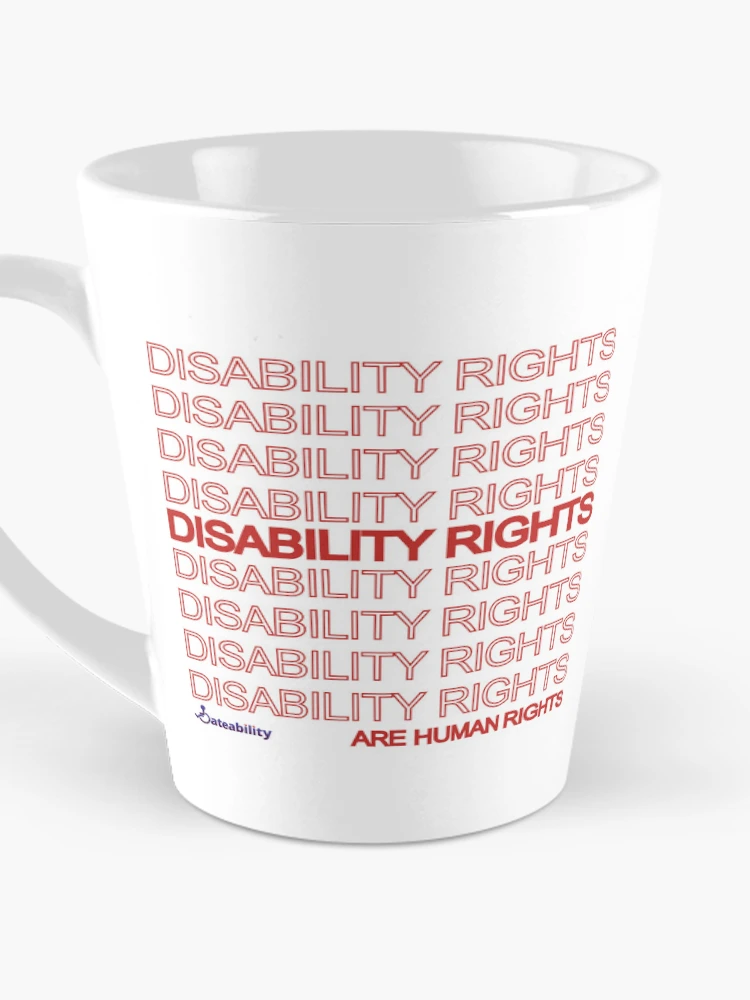 Thumbnail 3 of 4, Coffee Mug, Disability Rights! designed and sold by Dateability.
