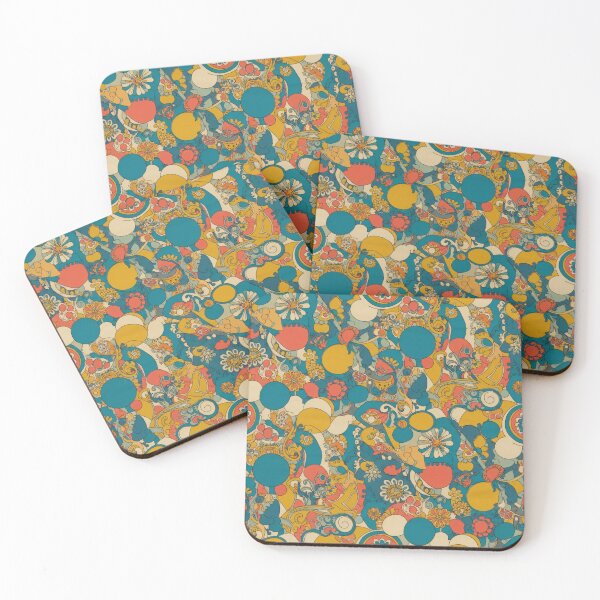 Item preview, Retro Psychedelia designed and sold by Kaleidoscope Print.