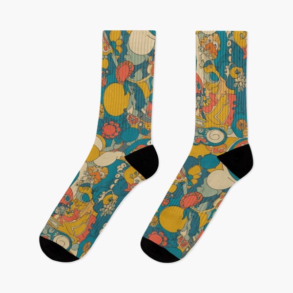 Item preview, Retro Psychedelia designed and sold by Kaleidoscope Print.