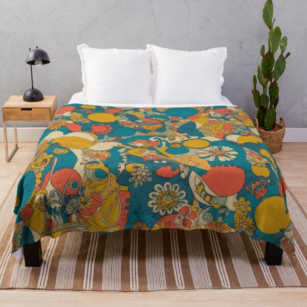 Item preview, Retro Psychedelia designed and sold by Kaleidoscope Print.