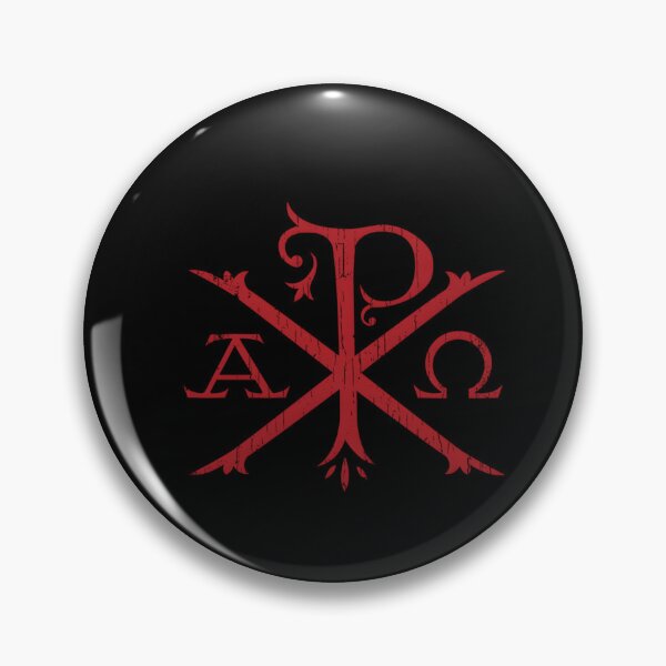 Item preview, Chi-Rho with Alpha & Omega — Ancient Christogram designed and sold by RobertSlaught.
