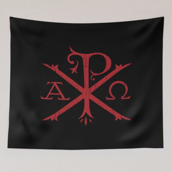 Item preview, Chi-Rho with Alpha & Omega — Ancient Christogram designed and sold by RobertSlaught.