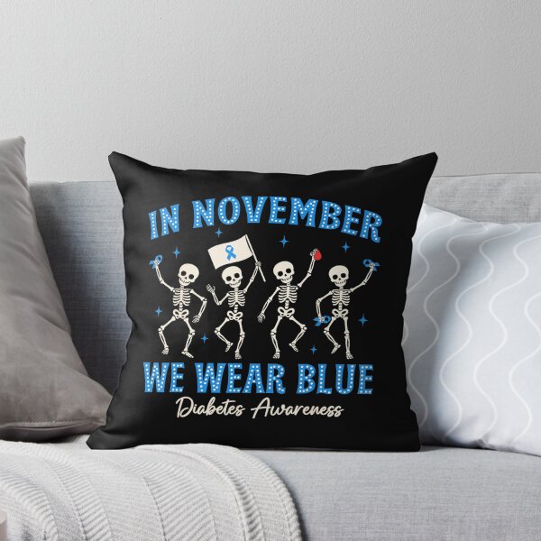 Item preview, Quote Blue Style Bow Month November Support Vintage designed and sold by Williammarger.