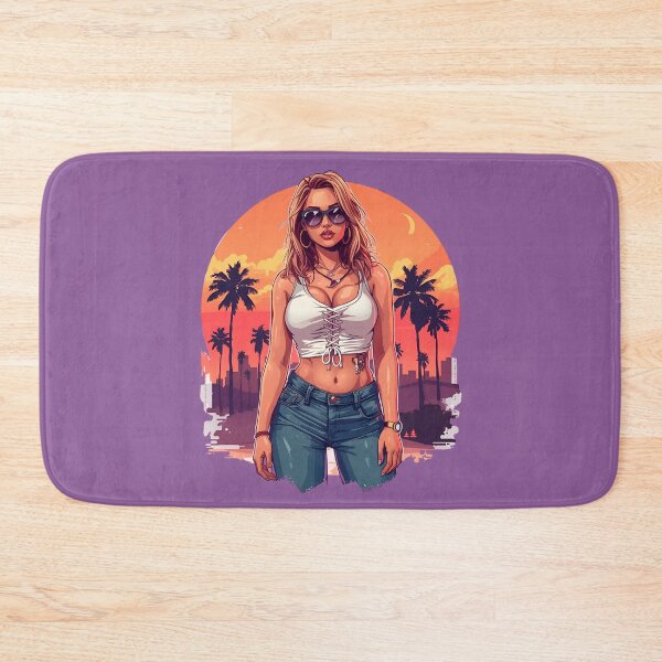 Item preview, Hot Summer Beach Babe designed and sold by ArtCustomDesign.