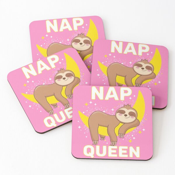 Item preview, "Nap Queen Sloth Cute Cartoon Moon Funny Sleepy Gift Shirt" designed and sold by anandsiva2703.