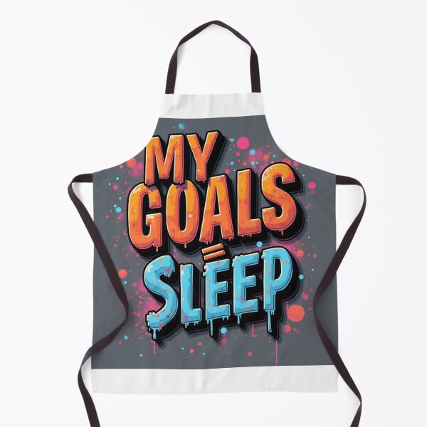 Item preview, My Goals = Sleep Funny Motivational T-Shirt – Bold Typography Tee designed and sold by Rockz-Fashion.