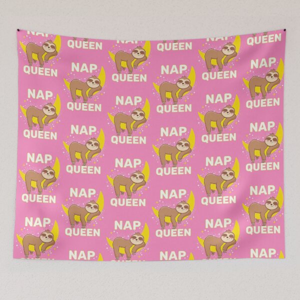 Item preview, "Nap Queen Sloth Cute Cartoon Moon Funny Sleepy Gift Shirt" designed and sold by anandsiva2703.