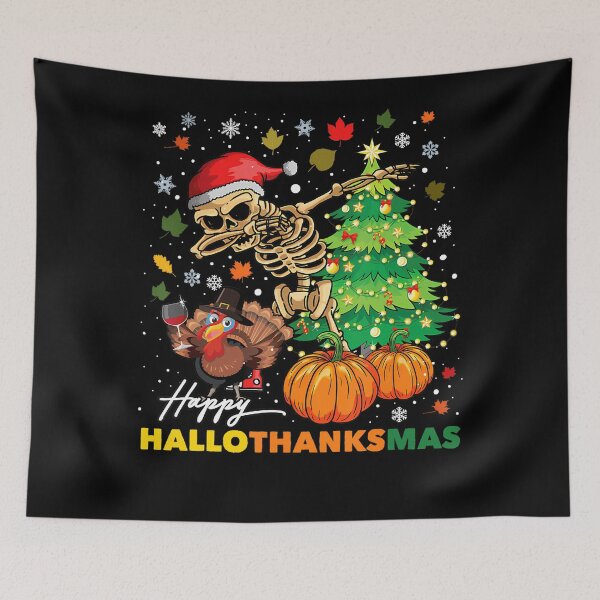 Item preview, Happy Merry Hallothanksmas Tree Vintage Christmas 2025 designed and sold by JamieFmorriSS.