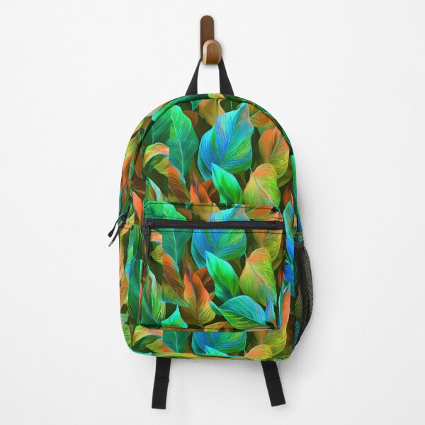 Item preview, Fantasy Leaves In Vibrant Blue, Green And Orange designed and sold by DEC02.