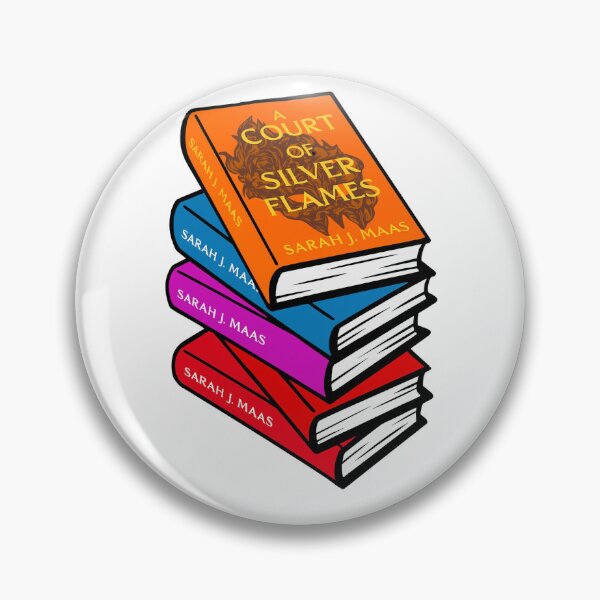 Item preview, A Court of Silver Flames Book Stack | ACOTAR Series Fan Art designed and sold by biblio_phile.