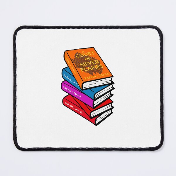 Item preview, A Court of Silver Flames Book Stack | ACOTAR Series Fan Art designed and sold by biblio_phile.