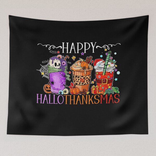Item preview, Christmas 2025 Happy Vintage Tree Merry Hallothanksmas designed and sold by JamieFmorriSS.